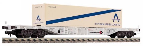 Container and exchange container car 'InterCargoExpress' type Sgss-y.703<br /><a href='images/pictures/Fleischmann/5246.jpg' target='_blank'>Full size image</a>